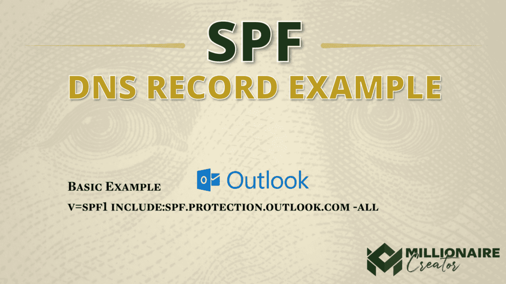 SPF record example - microsoft outlook